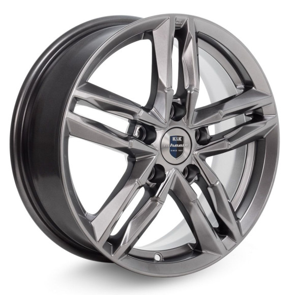 Диски КиК 6,0\R16 5*110 ET45 d67.1 Дарк платинум Диски КиК 6,0\R16 5*110 ET45 d67.1 Дарк платинум