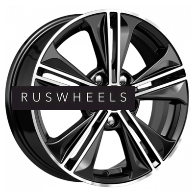 Диски КИК 6x16/5x114,3 ET47 D67,1 КС778 Алмаз черный