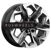 Диски КИК 7,5x17/6x114,3 ET30 D66,1 Тейт (КС1050) Алмаз черный