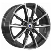 Диски КиК  Меренге  7,5\R17 5*100 ET38  d67,1  алмаз чёрный  [75866]