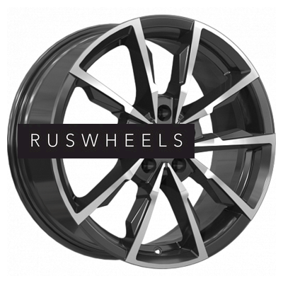 Диски КИК 7,5x17/5x114,3 ET35 D66,1 Меренге (КС902) Алмаз черный Диски КИК 7,5x17/5x114,3 ET35 D66,1 Меренге (КС902) Алмаз черный