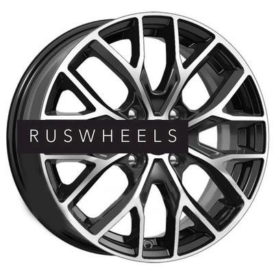 Диски КИК 6x16/4x98 ET35 D58,5 Лилиом (КС891) Алмаз черный