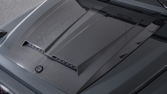 Накладка на капот Brabus для G63. Карбон (глянцевый) Накладка на капот Brabus для G63. Карбон (глянцевый)