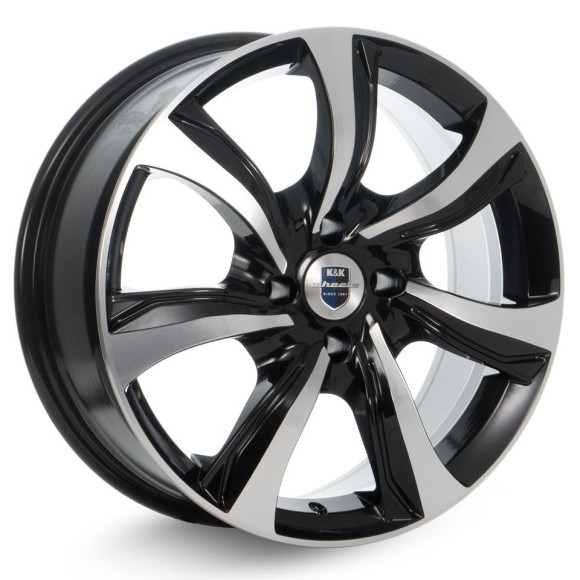 Диски КиК 7,0\R17 5*100 ET38 d67.1 Алмаз черный Диски КиК 7,0\R17 5*100 ET38 d67.1 Алмаз черный