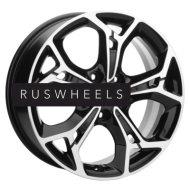 Диски Khomen Wheels 7x17/5x110 ET40 D67,1 KHW1702 (Evolute i-Joy) Black-FP