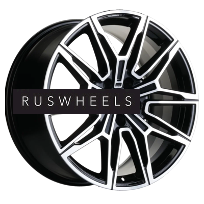Диски Khomen Wheels 8,5x19/5x112 ET30 D66,6 KHW1904 (Audi/VW) Black-FP