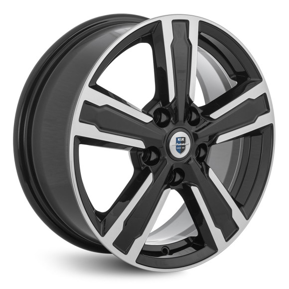 Диски КиК 6.5\R16 5*100 ET38 d57.1 алмаз чёрный