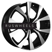 Диски Khomen Wheels 7x19/5x114,3 ET40 D64,1 KHW1906 (Haval F7/F7x) Black-FP