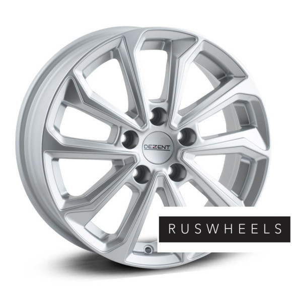 Диски Dezent R16 / 6.5J PCD 5x112 ЕТ 46 ЦО 57.1 KS silver