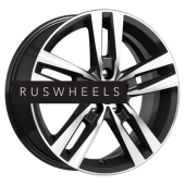 Диски КИК 6,5x16/5x114,3 ET50 D66,1 Rassvet (КС868) Алмаз черный SK