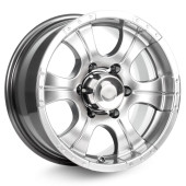 Диски КиК  Байконур (КС465)  8,0\R16 5*139,7 ET0  d110,1  Дарк платинум  [75685]