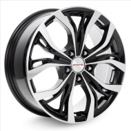 Диски КиК 7,0\R17 5*100 ET48 d56.1 Алмаз черный