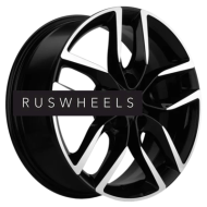 Диски Khomen Wheels 6,5x17/5x112 ET38 D57,1 KHW1708 (Kodiaq/Tiguan) Black-FP
