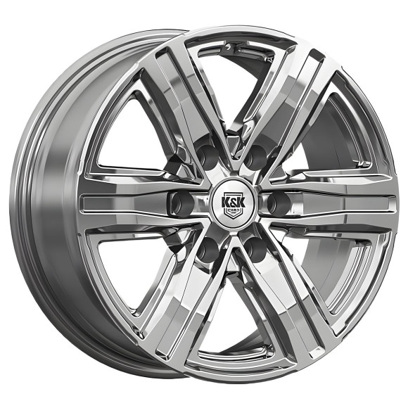 Диски КиК 7.5\R17 6*139.7 ET45 d92.5 Дарк платинум Диски КиК 7.5\R17 6*139.7 ET45 d92.5 Дарк платинум