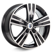 Диски КиК 7,0\R16 5*112 ET49 d57.1 Алмаз черный Диски КиК 7,0\R16 5*112 ET49 d57.1 Алмаз черный