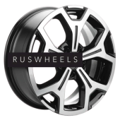 Диски Khomen Wheels 6,5x17/5x114,3 ET40 D64,1 KHW1710 (Haval F7/F7x) Black-FP