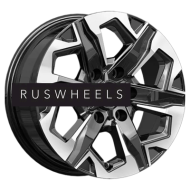 Диски КИК 7,5x17/6x139,7 ET30 D106,1 Тейт (КС1050) Алмаз черный