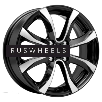 Диски iFree 6x15/4x100 ET50 D60,1 Дайс (КС696) Блэк Джек