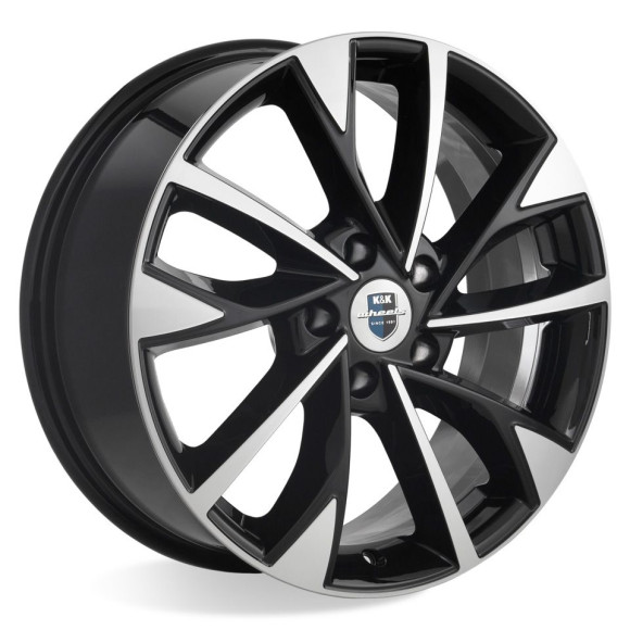 Диски КиК  Роквуд (КС900)  7,0\R17 5*112 ET40  d57,1  Алмаз черный  [77072]  <С>  Fb max 655 kg