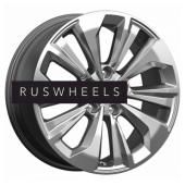 Диски КИК 7x17/5x114,3 ET35 D67,1 Авиор (КС936) Дарк платинум брайт