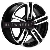 Диски Khomen Wheels 6,5x16/5x139,7 ET40 D98,5 KHW1602 (Niva 4x4) Black-FP (под ORG)