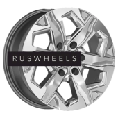 Диски КИК 7,5x17/6x139,7 ET25 D78,1 Тейт (КС1050) Дарк платинум Диски КИК 7,5x17/6x139,7 ET25 D78,1 Тейт (КС1050) Дарк платинум