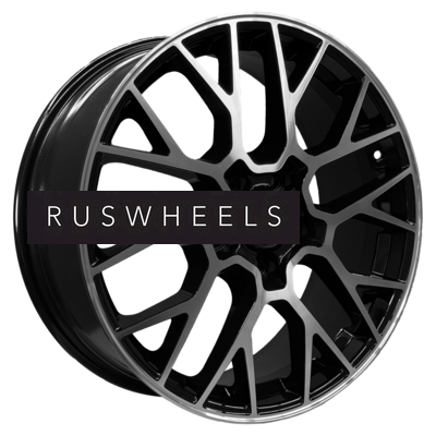 Диски Khomen Wheels 7x18/5x114,3 ET48,5 D67,1 KHW1818 (Sportage) Black-FP Диски Khomen Wheels 7x18/5x114,3 ET48,5 D67,1 KHW1818 (Sportage) Black-FP