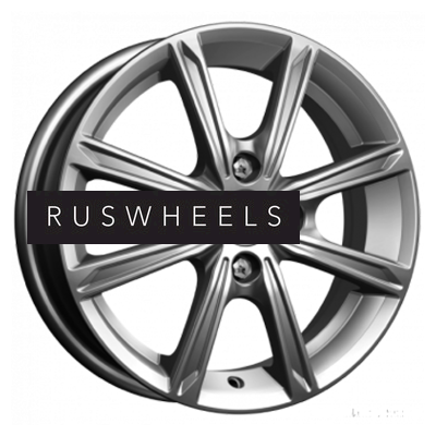 Диски КИК 5x14/4x100 ET45 D67,1 Флэш (КС698) Дарк платинум