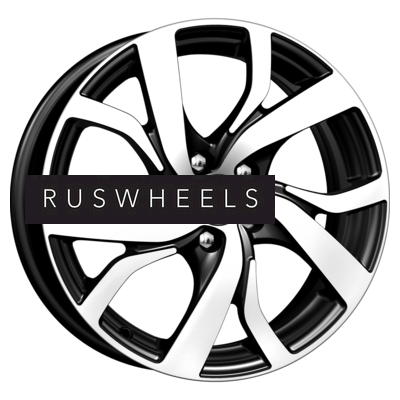 Диски КИК 6,5x16/5x100 ET42 D57,1 Палермо-оригинал (КС607) Алмаз черный