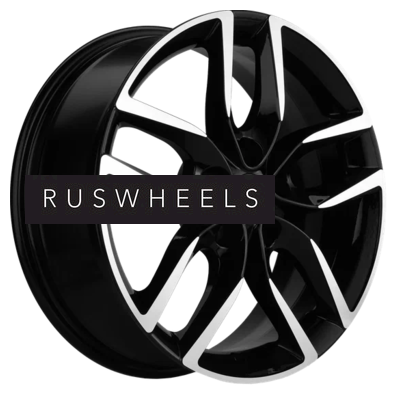 Диски Khomen Wheels 6,5x17/5x114,3 ET45 D54,1 KHW1708 (Geely Coolray) Black-FP