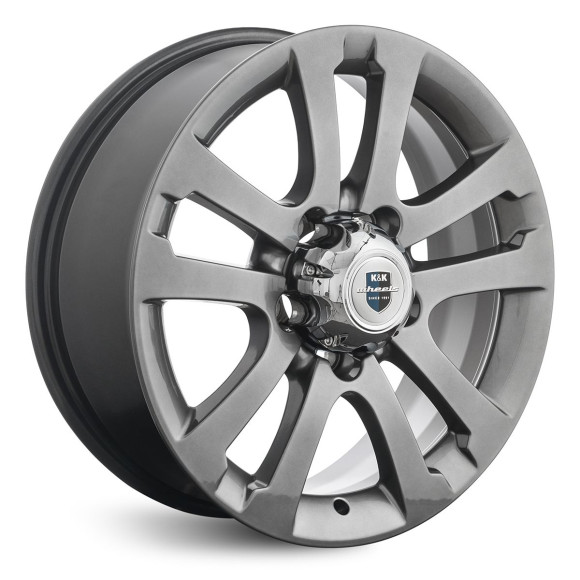 Диски КиК 7,0\R18 5*139.7 ET35 d108.5 Дарк платинум