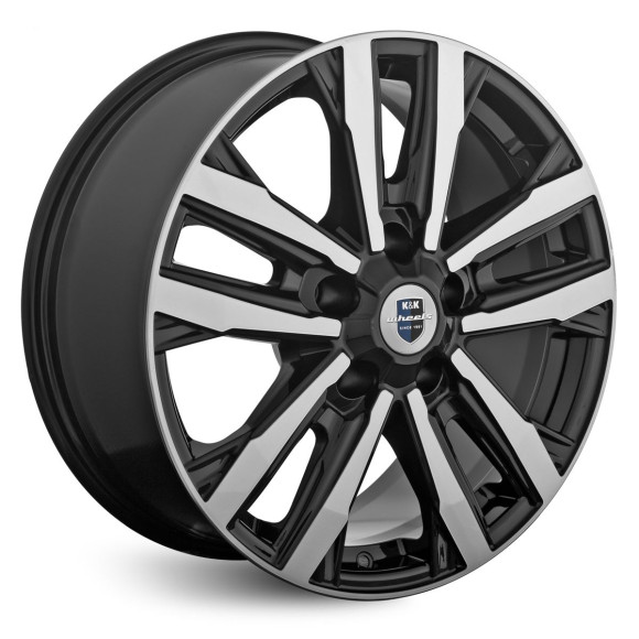 Диски КиК 8,0\R18 5*150 ET56 d110.1 Алмаз черный