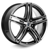 Диски КиК  Омаха-оригинал (КС569)  8,0\R18 5*108 ET55  d63,35  Алмаз черный  [r9803]