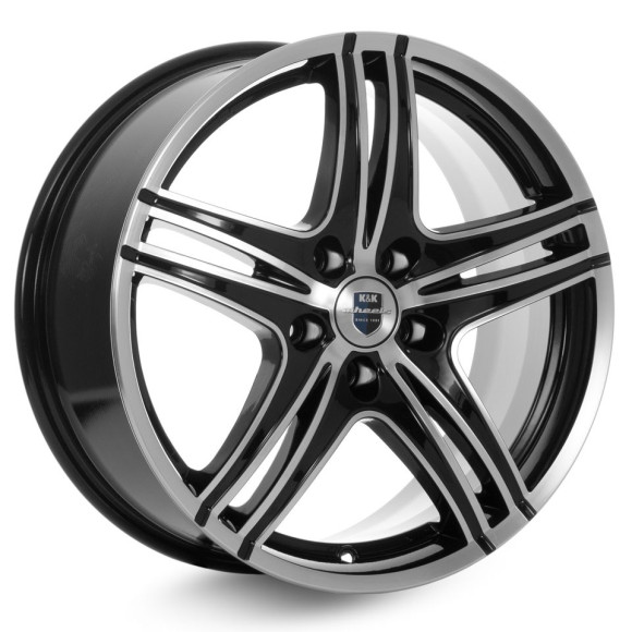 Диски КиК  Омаха-оригинал (КС569)  8,0\R18 5*108 ET55  d63,35  Алмаз черный  [r9803]
