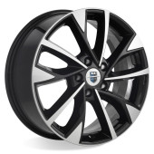 Диски КиК 7,0\R17 5*110 ET48.5 d63.35 Алмаз черный Диски КиК 7,0\R17 5*110 ET48.5 d63.35 Алмаз черный