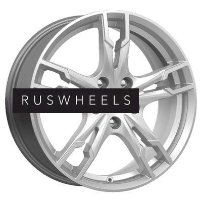 Диски КИК 7x17/4x100 ET45 D54,1 Солар (КС875) Сильвер SK